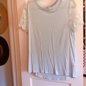 Ted Baker Somsrii Women's Sheer Lace Sleeve top